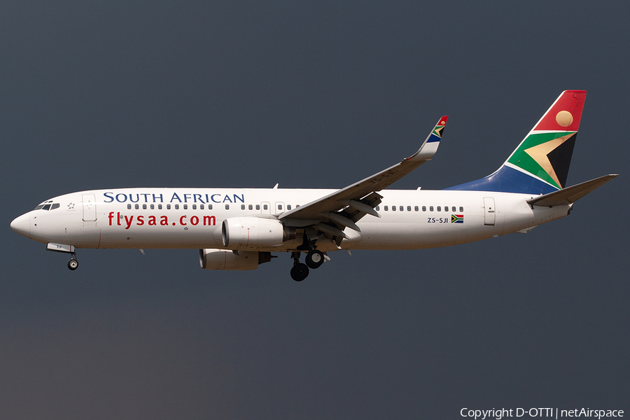 South African Airways Boeing 737-85F (ZS-SJI) | Photo 244271