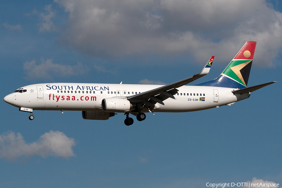 South African Airways Boeing 737-85F (ZS-SJM) | Photo 245391