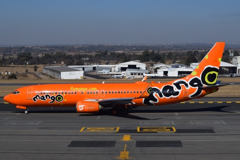 Mango Boeing 737-8BG (ZS-SJO) at  Lanseria International, South Africa