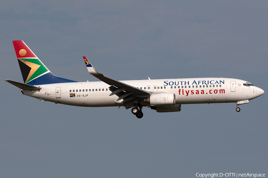 South African Airways Boeing 737-8BG (ZS-SJP) | Photo 247095