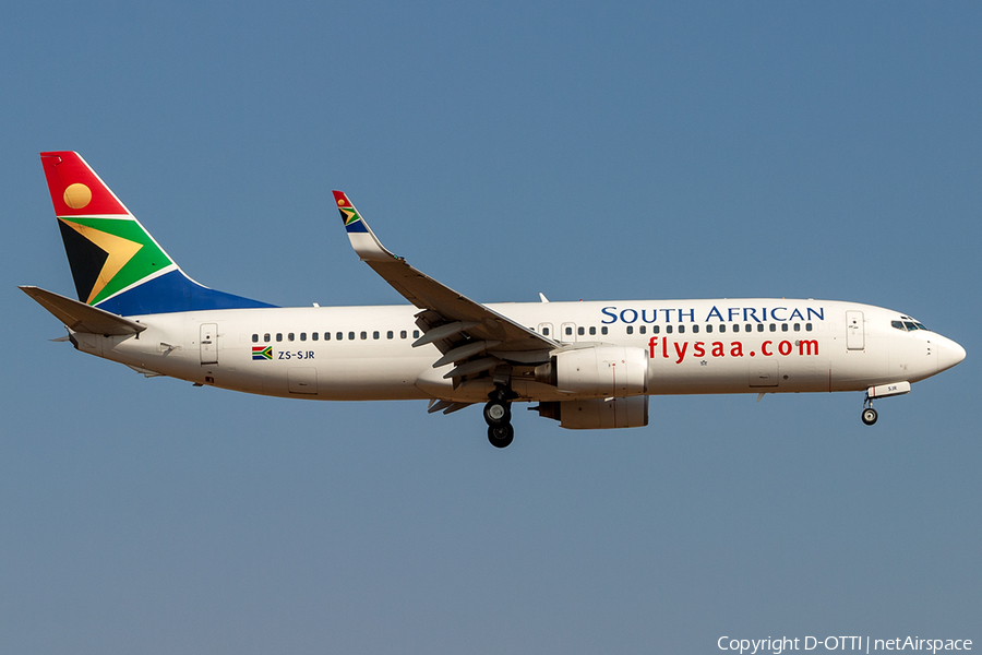South African Airways Boeing 737-844 (ZS-SJR) | Photo 203777