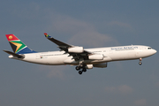South African Airways Airbus A340-212 (ZS-SLC) at  Johannesburg - O.R.Tambo International, South Africa
