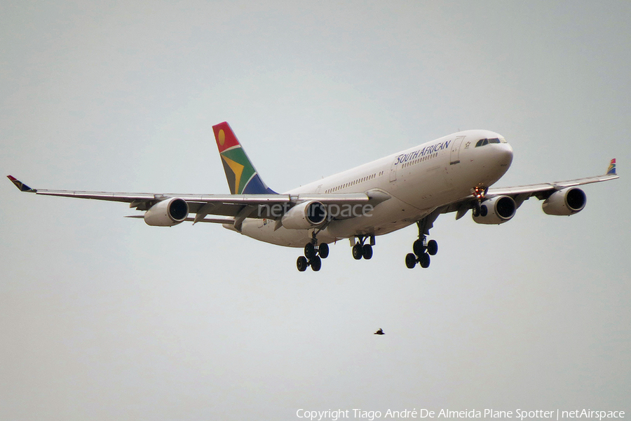 South African Airways Airbus A340-212 (ZS-SLF) | Photo 332982