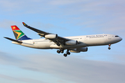 South African Airways Airbus A340-212 (ZS-SLF) at  London - Heathrow, United Kingdom