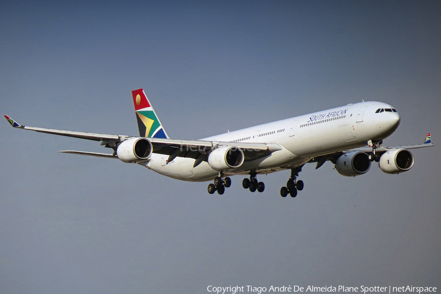 South African Airways Airbus A340-642 (ZS-SNA) | Photo 372000