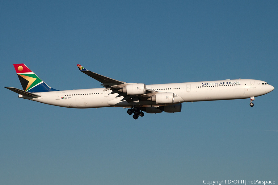 South African Airways Airbus A340-642 (ZS-SNA) | Photo 246084