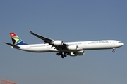 South African Airways Airbus A340-642 (ZS-SNA) at  Johannesburg - O.R.Tambo International, South Africa