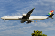 South African Airways Airbus A340-642 (ZS-SNB) at  Sao Paulo - Guarulhos - Andre Franco Montoro (Cumbica), Brazil