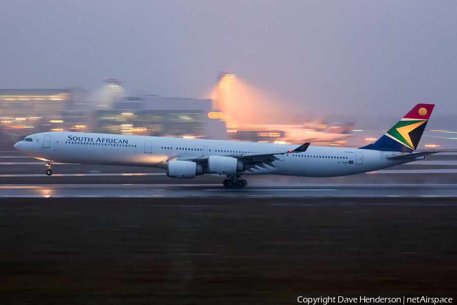 South African Airways Airbus A340-642 (ZS-SNB) | Photo 222566