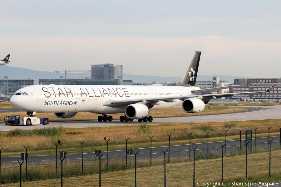 South African Airways Airbus A340-642 (ZS-SNC) | Photo 114645