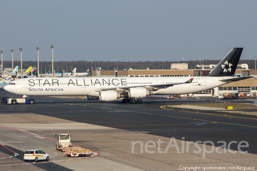 South African Airways Airbus A340-642 (ZS-SNC) | Photo 155307