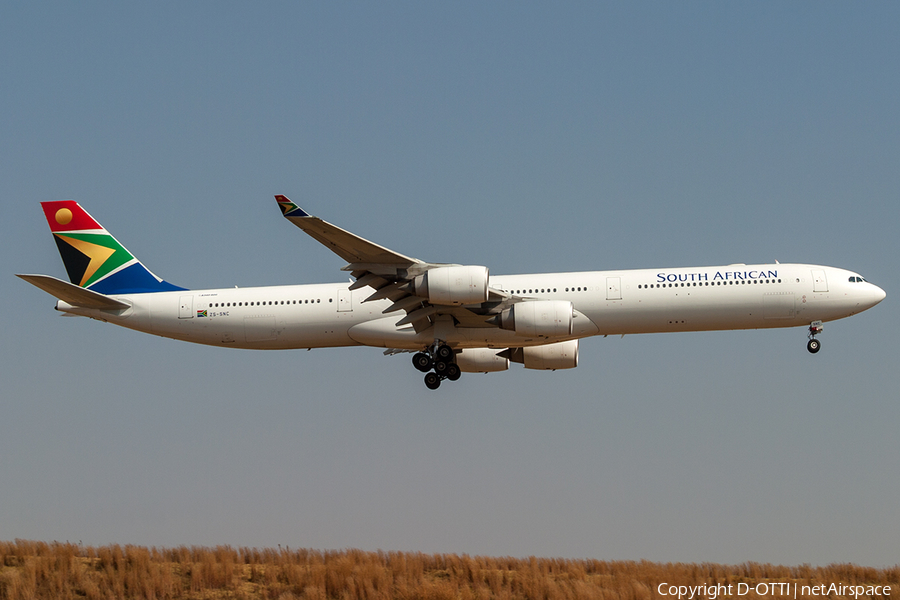 South African Airways Airbus A340-642 (ZS-SNC) | Photo 198169