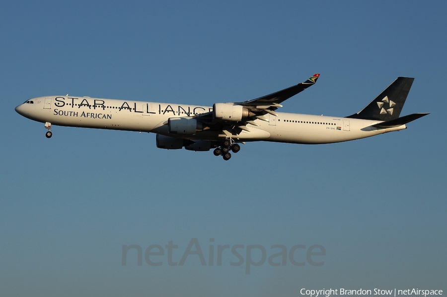 South African Airways Airbus A340-642 (ZS-SNC) | Photo 343709