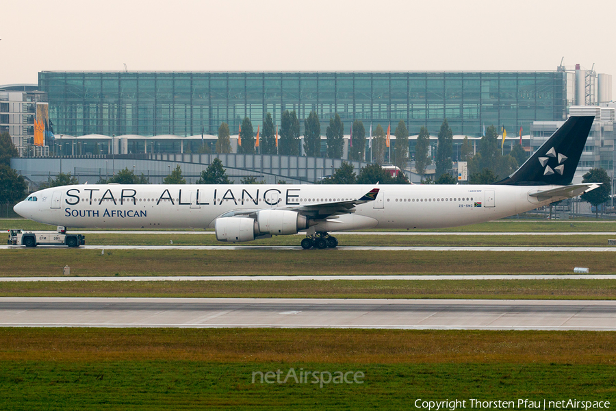 South African Airways Airbus A340-642 (ZS-SNC) | Photo 121206