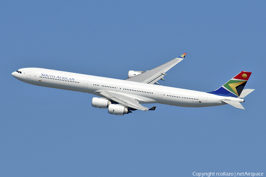 South African Airways Airbus A340-642 (ZS-SND) | Photo 12613