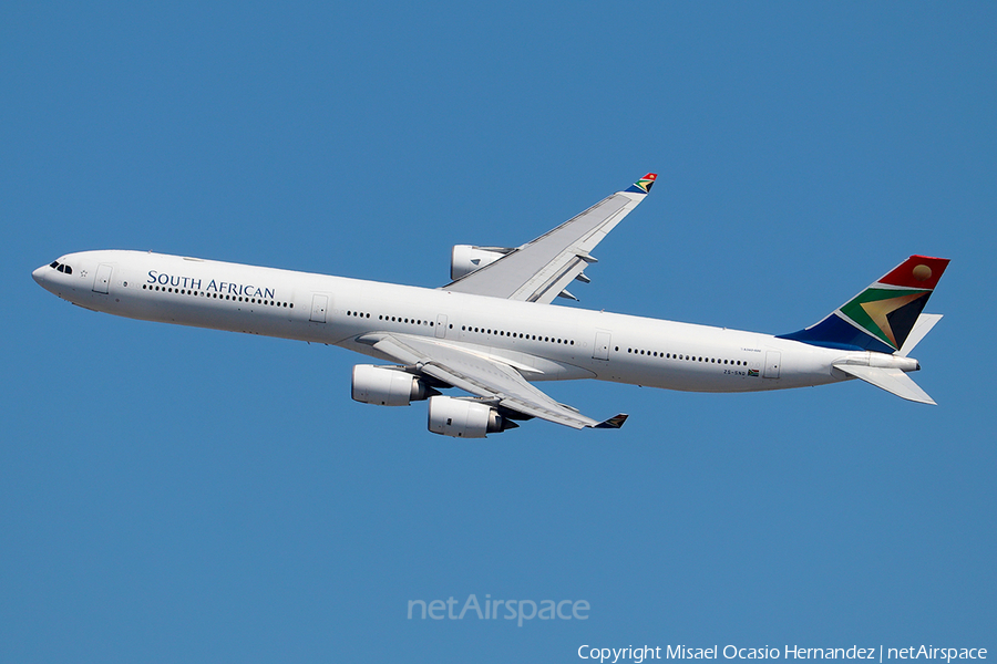 South African Airways Airbus A340-642 (ZS-SND) | Photo 153787