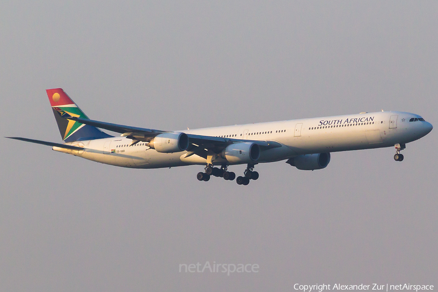 South African Airways Airbus A340-642 (ZS-SND) | Photo 381953