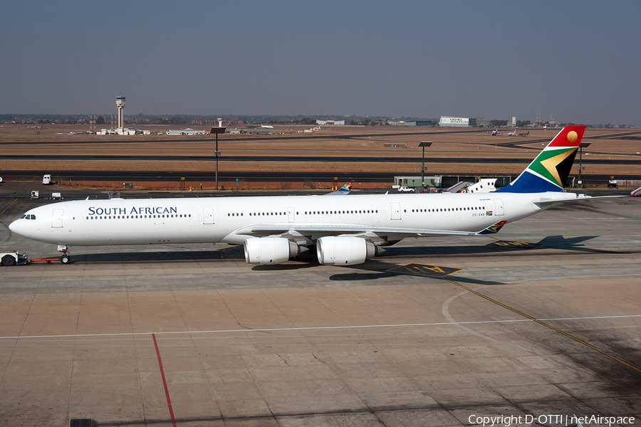 South African Airways Airbus A340-642 (ZS-SNE) | Photo 198176