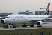 South African Airways Airbus A340-642 (ZS-SNF) at  Frankfurt am Main, Germany