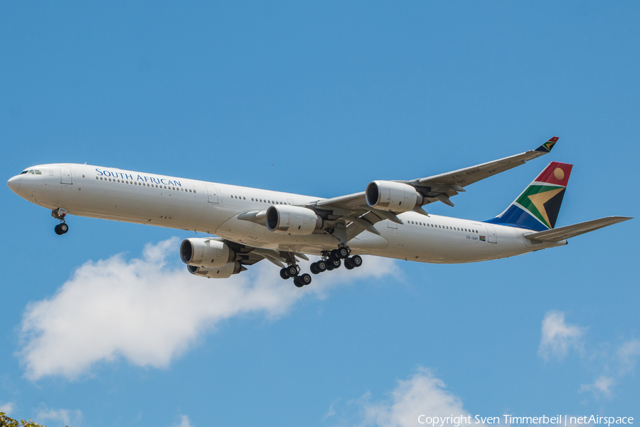 South African Airways Airbus A340-642 (ZS-SNF) | Photo 285411