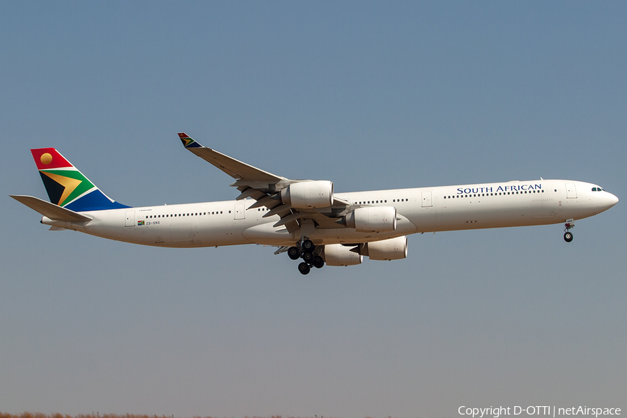 South African Airways Airbus A340-642 (ZS-SNG) | Photo 204569