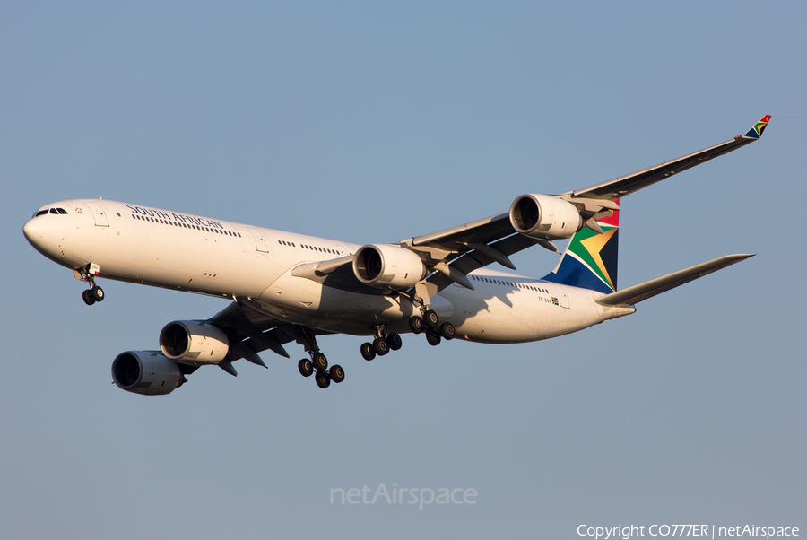 South African Airways Airbus A340-642 (ZS-SNH) | Photo 28292