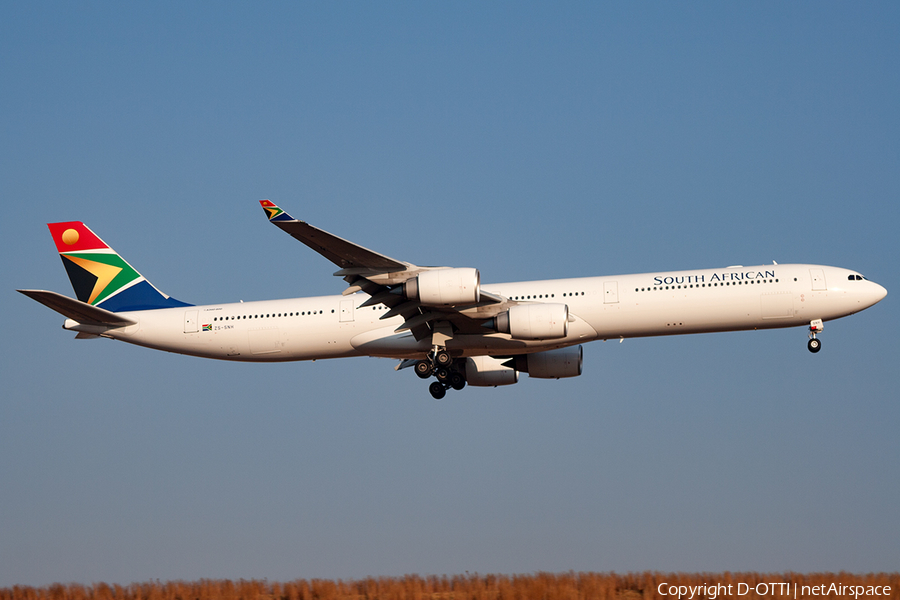 South African Airways Airbus A340-642 (ZS-SNH) | Photo 205706