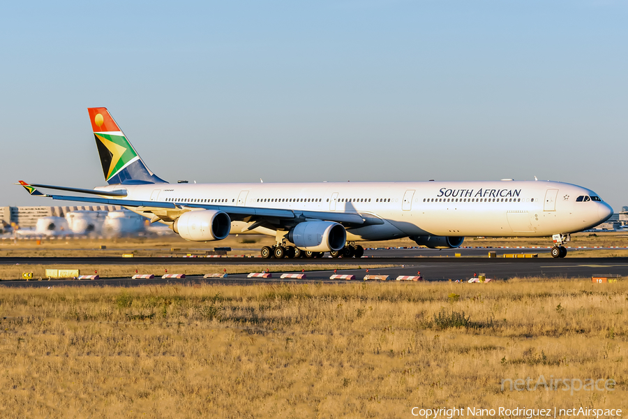 South African Airways Airbus A340-642X (ZS-SNI) | Photo 469796