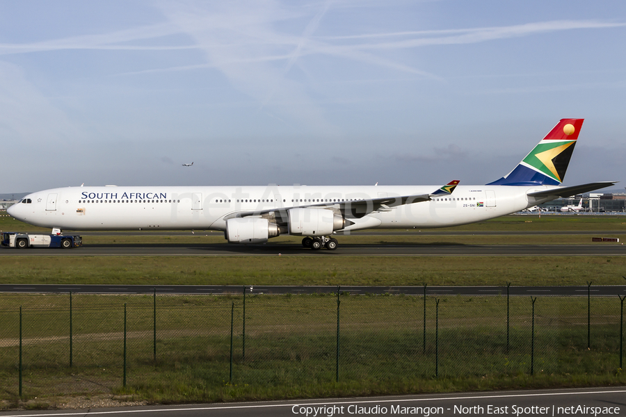 South African Airways Airbus A340-642X (ZS-SNI) | Photo 97248