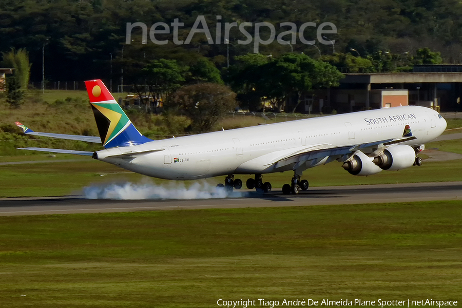 South African Airways Airbus A340-642X (ZS-SNI) | Photo 357896