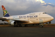 South African Airways Boeing 747SP-44 (ZS-SPC) at  Rand, South Africa