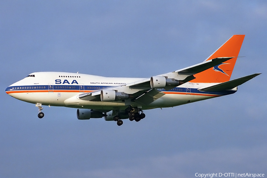 South African Airways Boeing 747SP-44 (ZS-SPC) | Photo 156349