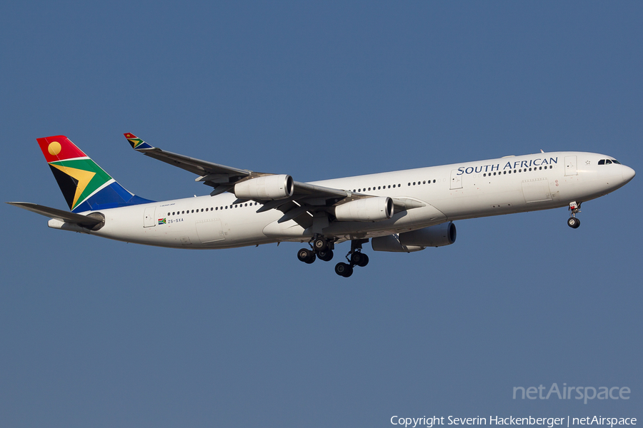 South African Airways Airbus A340-313E (ZS-SXA) | Photo 198488