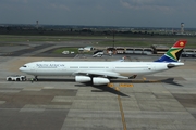 South African Airways Airbus A340-313E (ZS-SXB) at  Johannesburg - O.R.Tambo International, South Africa