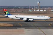 South African Airways Airbus A340-313E (ZS-SXC) at  Johannesburg - O.R.Tambo International, South Africa