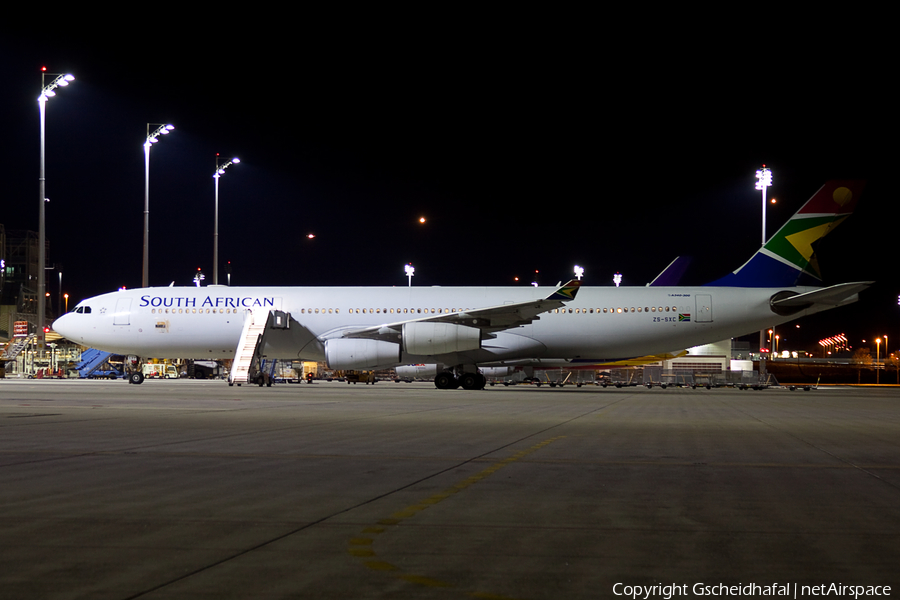 South African Airways Airbus A340-313E (ZS-SXC) | Photo 96923