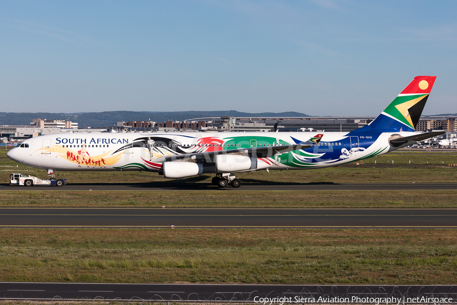 South African Airways Airbus A340-313X (ZS-SXD) | Photo 322225