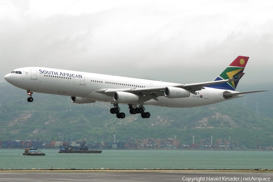 South African Airways Airbus A340-313X (ZS-SXD) | Photo 304124