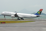 South African Airways Airbus A340-313X (ZS-SXD) at  Hong Kong - Chek Lap Kok International, Hong Kong