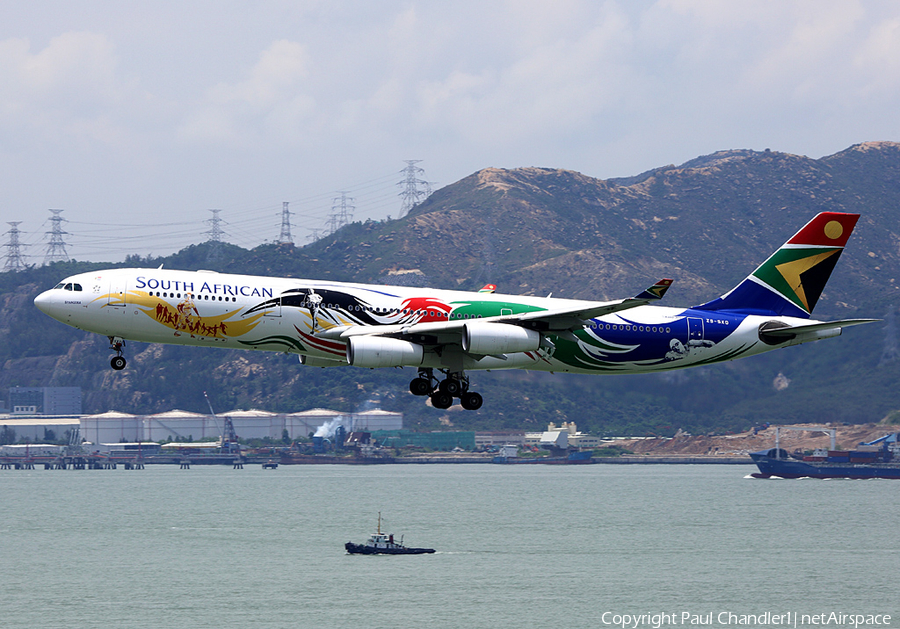 South African Airways Airbus A340-313X (ZS-SXD) | Photo 48596