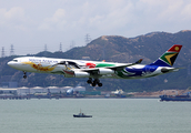 South African Airways Airbus A340-313X (ZS-SXD) at  Hong Kong - Chek Lap Kok International, Hong Kong