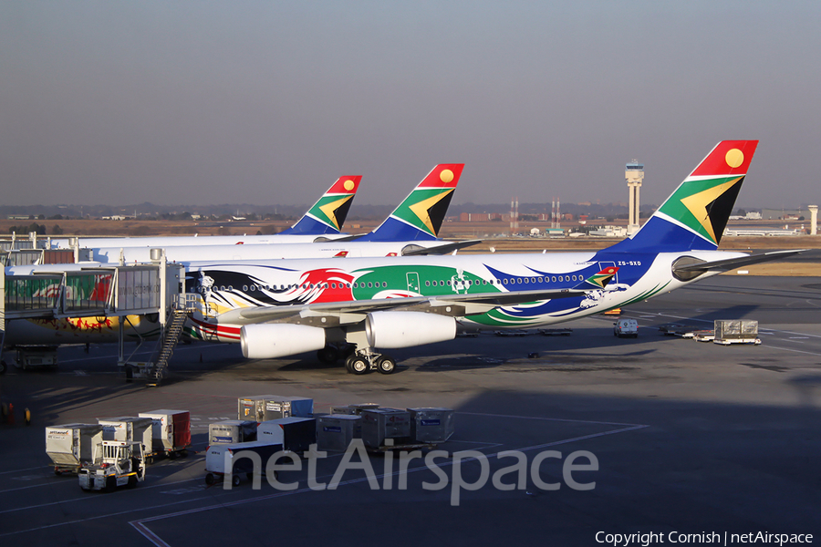 South African Airways Airbus A340-313X (ZS-SXD) | Photo 8298