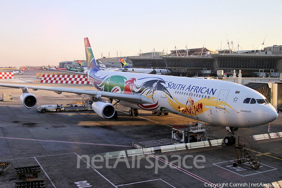 South African Airways Airbus A340-313X (ZS-SXD) | Photo 8300