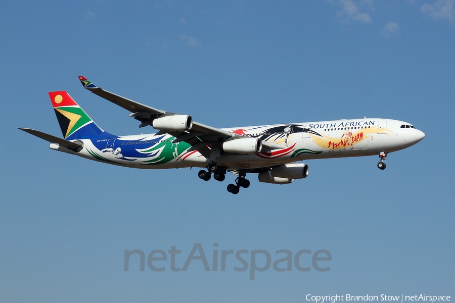 South African Airways Airbus A340-313X (ZS-SXD) | Photo 353982