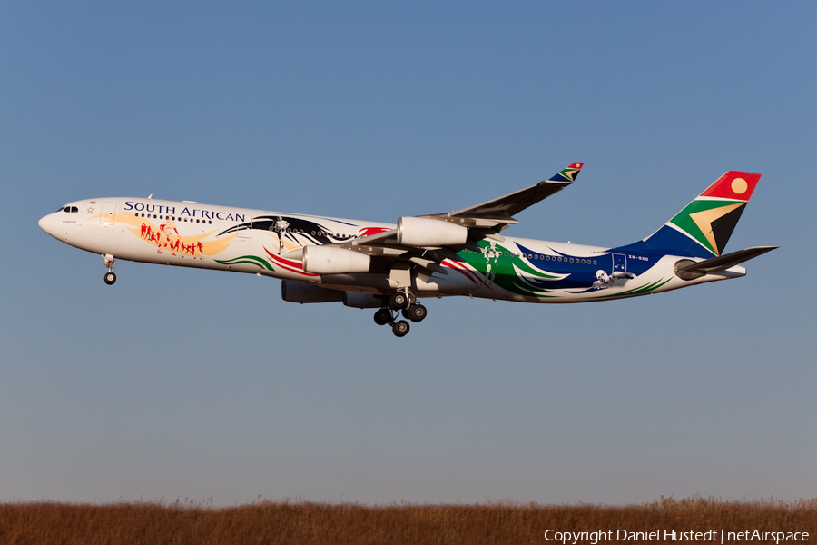 South African Airways Airbus A340-313X (ZS-SXD) | Photo 444984