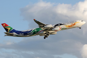 South African Airways Airbus A340-313X (ZS-SXD) at  London - Heathrow, United Kingdom
