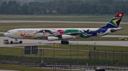 South African Airways Airbus A340-313X (ZS-SXD) at  Munich, Germany