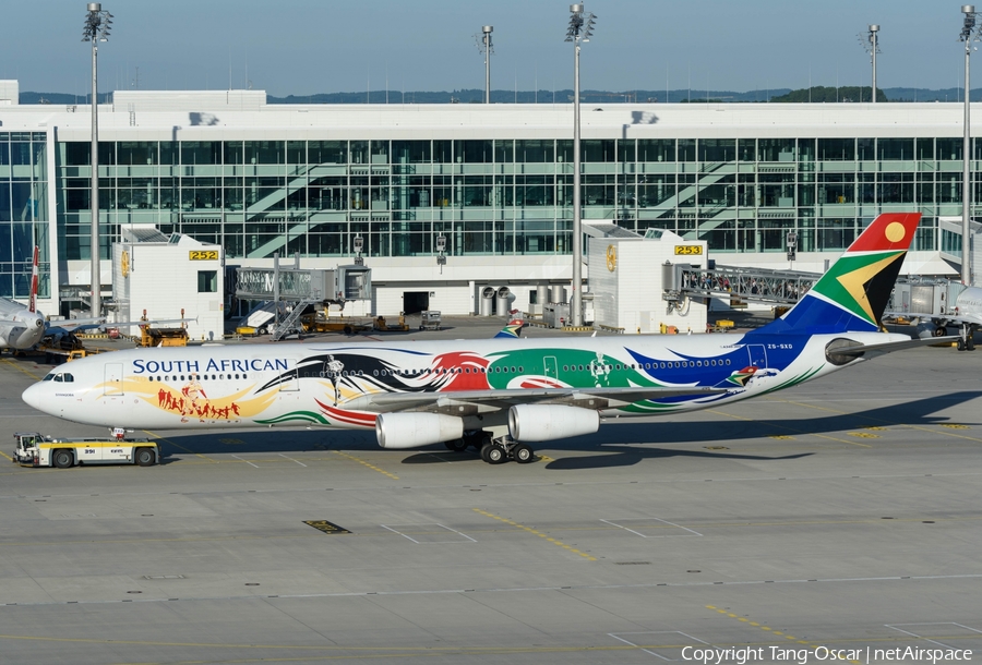 South African Airways Airbus A340-313X (ZS-SXD) | Photo 296949
