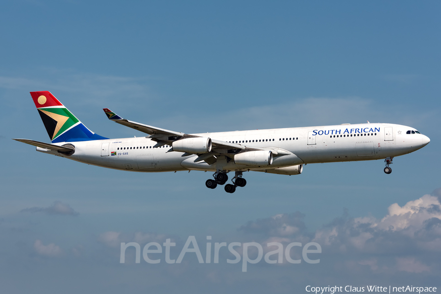 South African Airways Airbus A340-313E (ZS-SXE) | Photo 331765