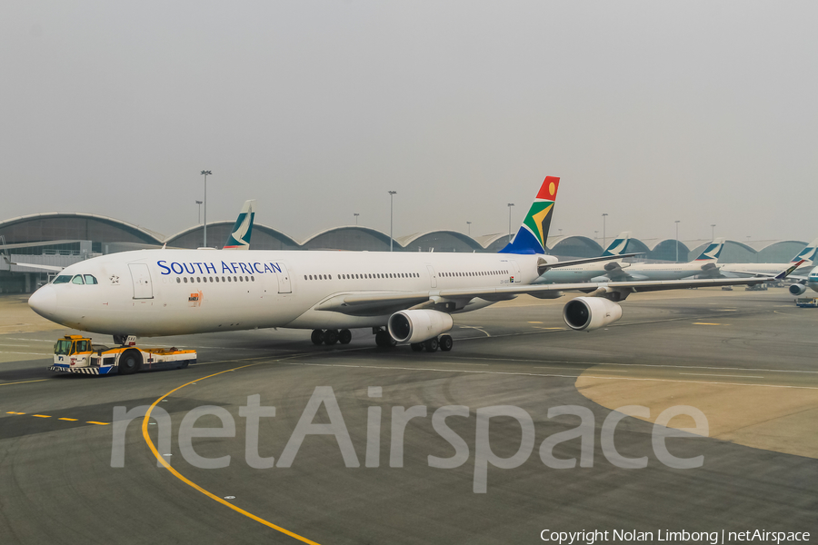 South African Airways Airbus A340-313E (ZS-SXE) | Photo 367026